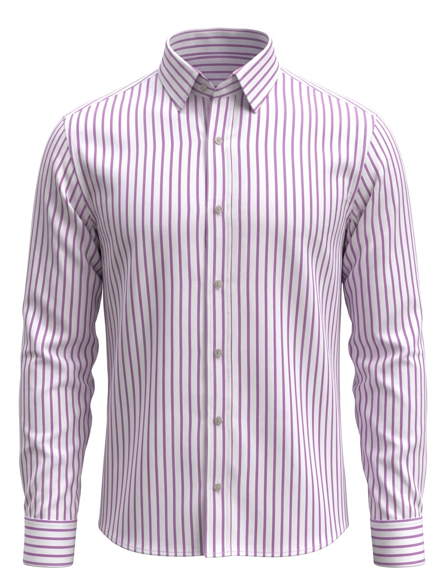 B&S Shirting Stripes Pink