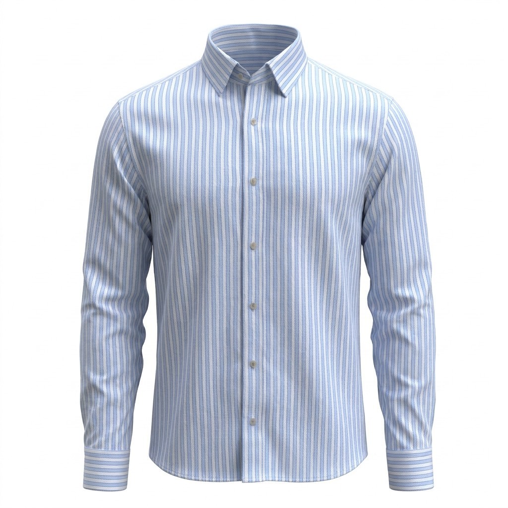 B&S Shirting Stripes Blue