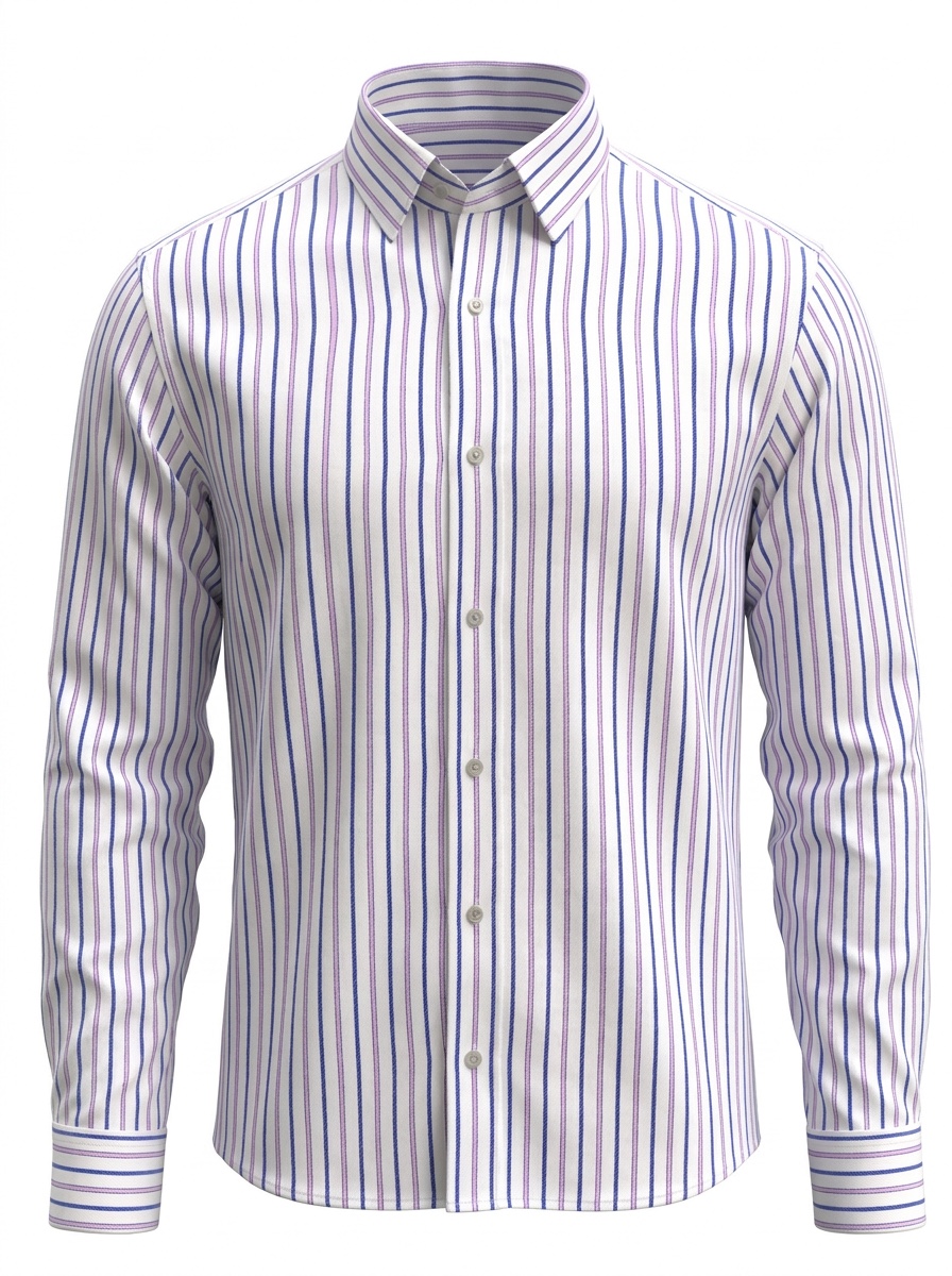 B&S Shirting Stripes White