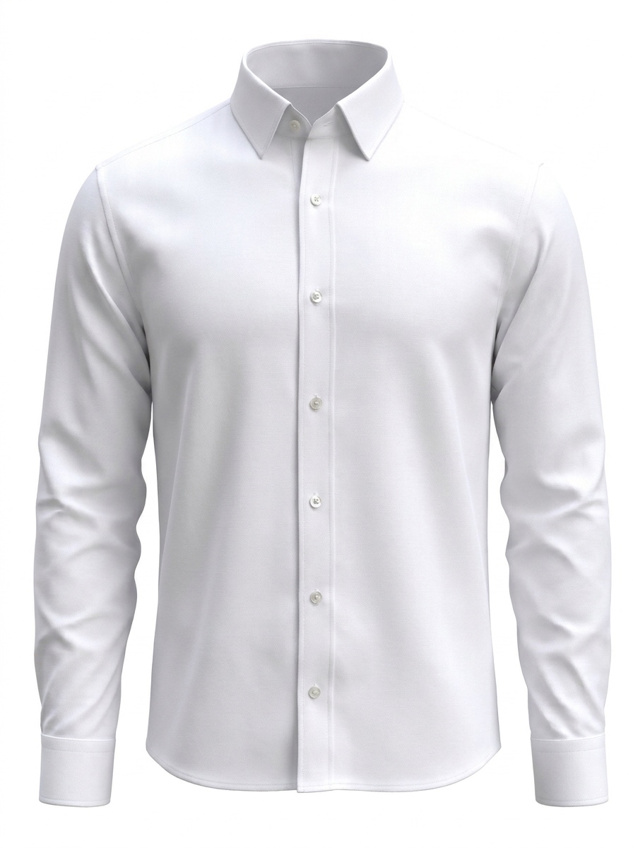 B&S Shirting Plain White