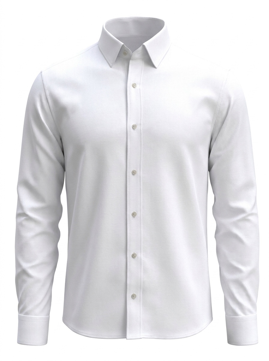 B&S Shirting Plain White